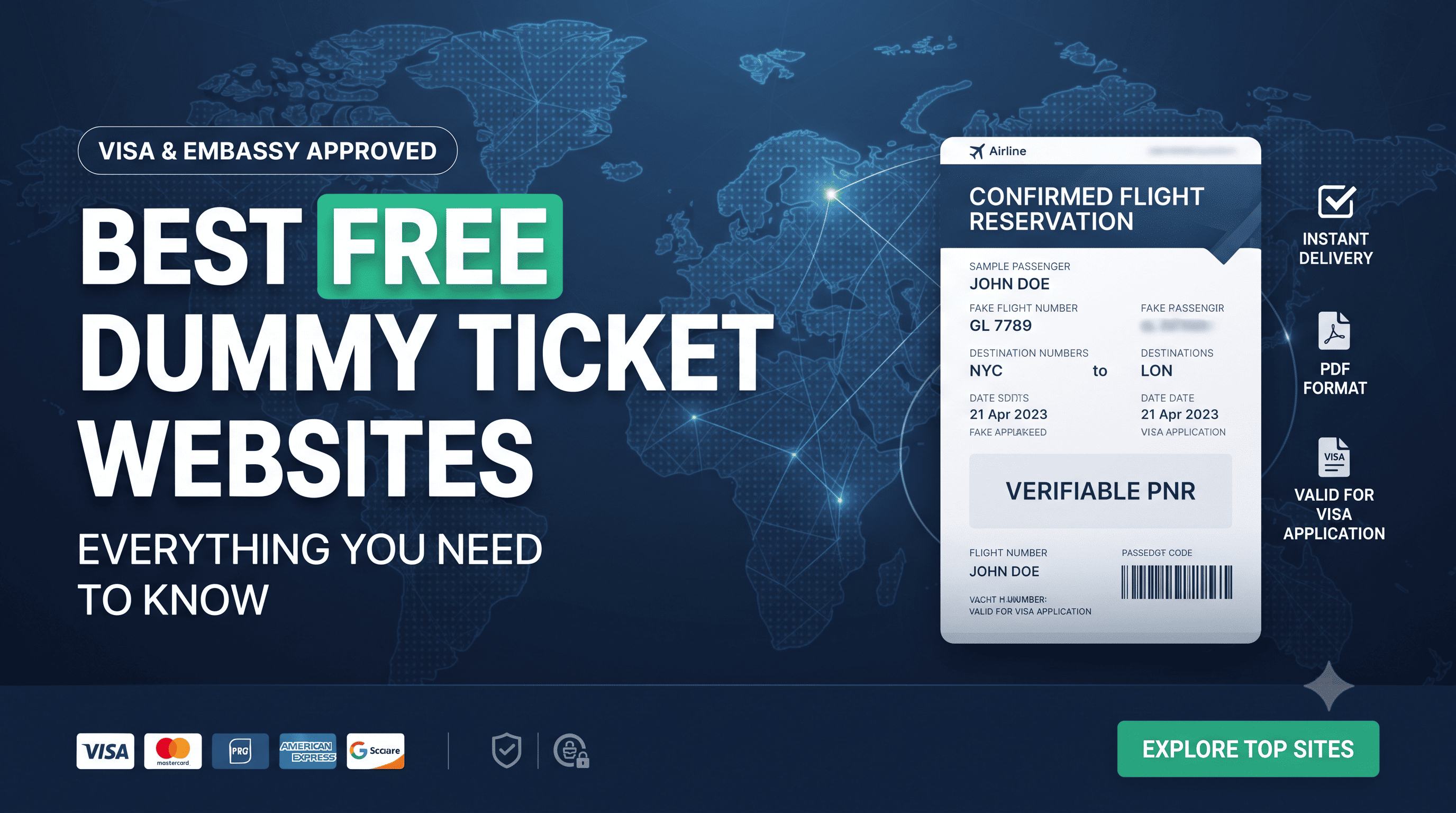 BEST DUMMY TICKET WEBSITE FREE: EVERYTHING YOU NEED TO KNOW IN